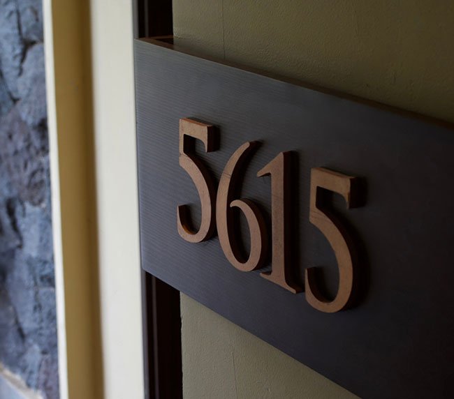 Precision cut dimensional letters and plaques