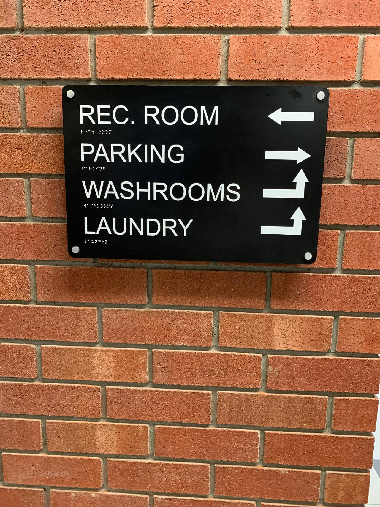 Wayfinding signage